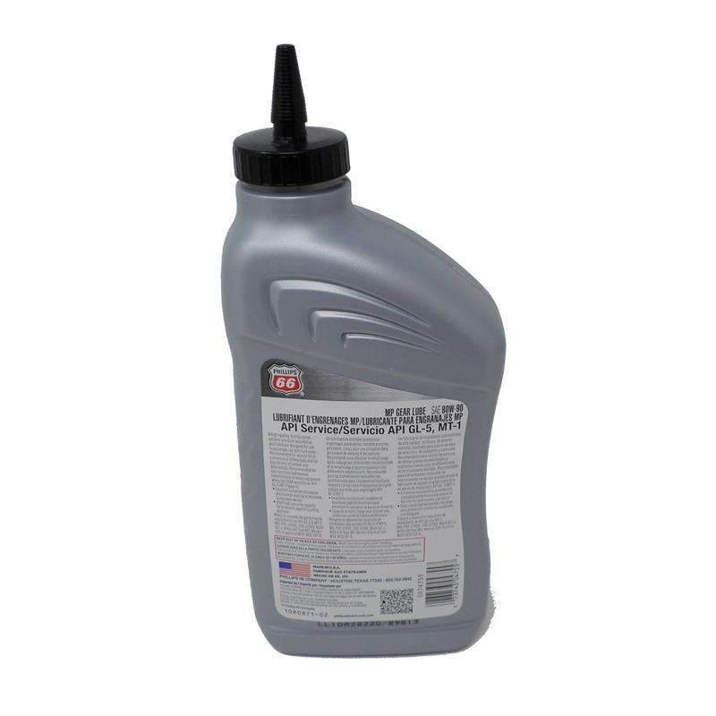 Phillips 66 80W90 MP Gear Oil Quart #1074755