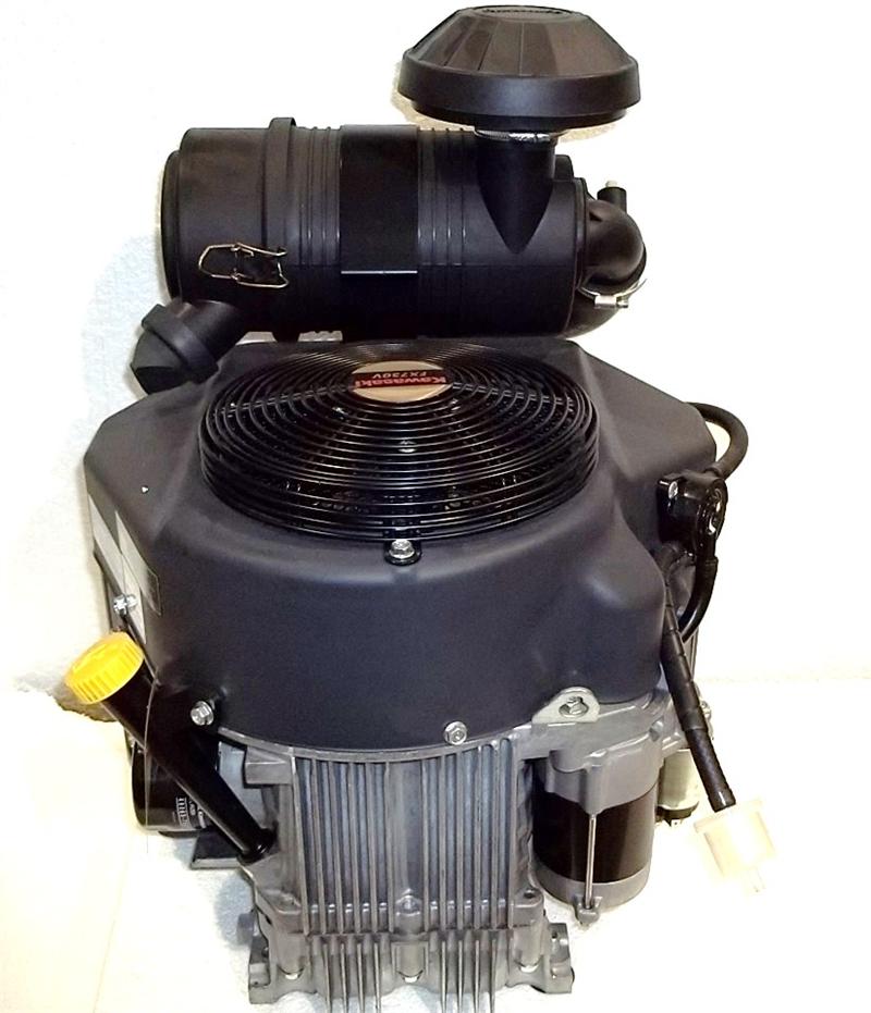 Kawasaki Vertical 23.5 HP 726cc V-Twin Engine ES 15amp 1-1/8" x 4-5/16" #FX730V-BR00