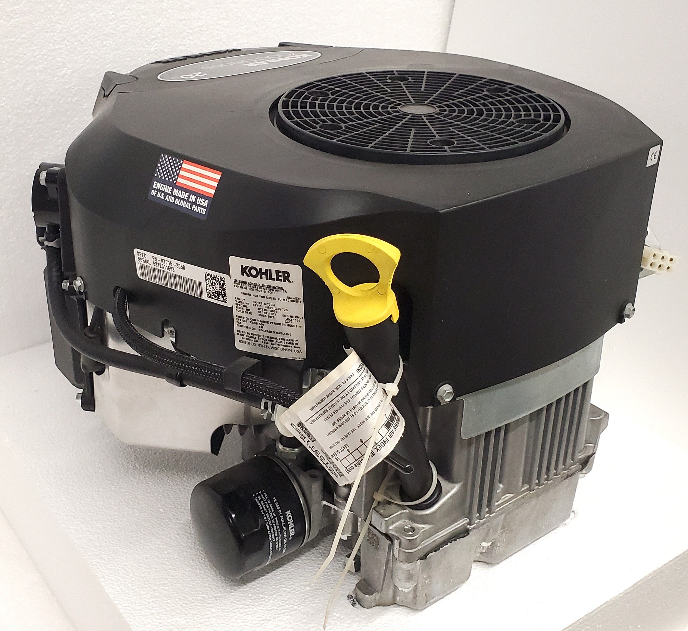 Kohler 7000 Series 20 HP Vertical Engine 725 cc 1 x 3 5 32 KT715 3058