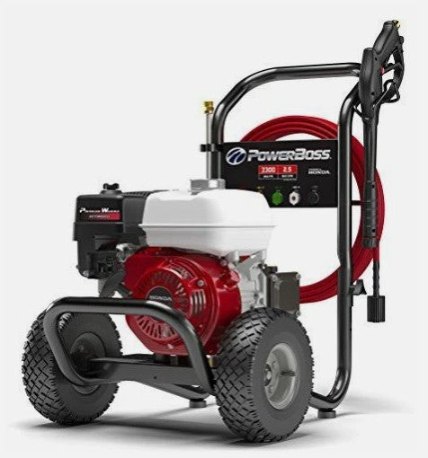 Power Boss 20726 Gas Pressure Washer 3300 psi 2.7 gpm GX200 Honda Engine