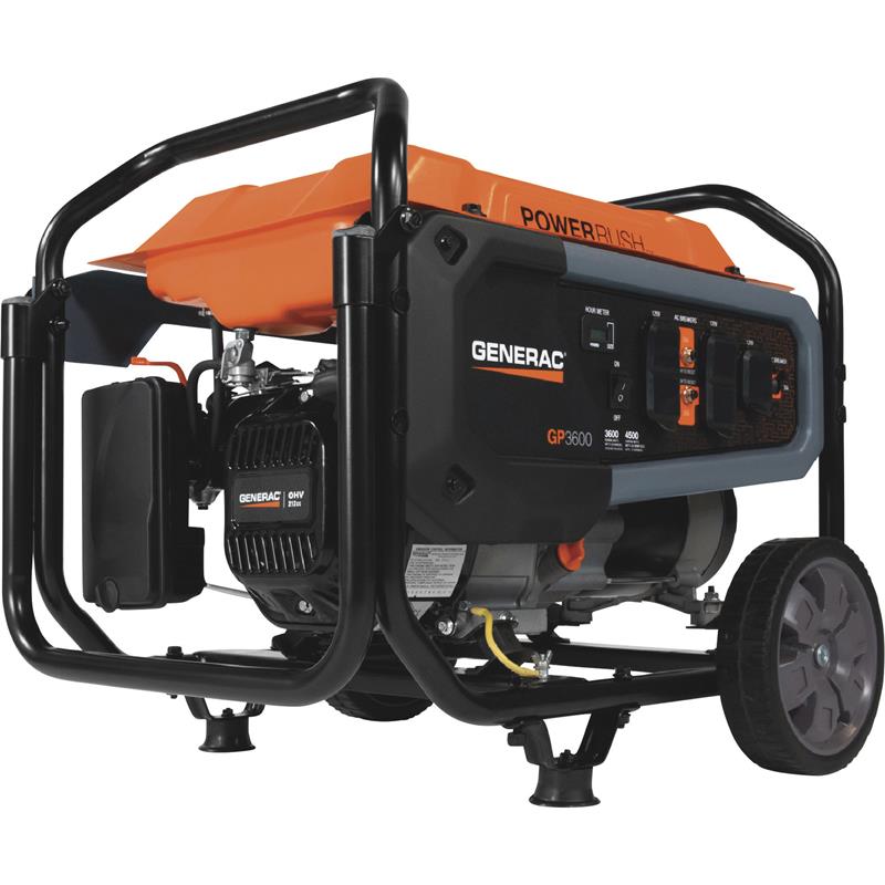 Generac 7678 GP3600 Gas Portable Generator CARB