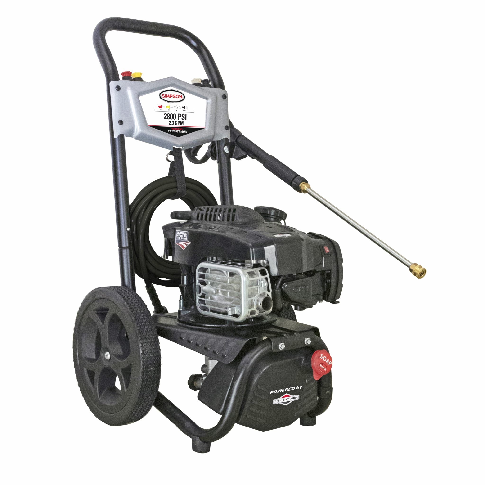 Simpson Megashot MS61048 2800-PSI Gas Pressure Washer with Briggs and Stratton OHV Engine