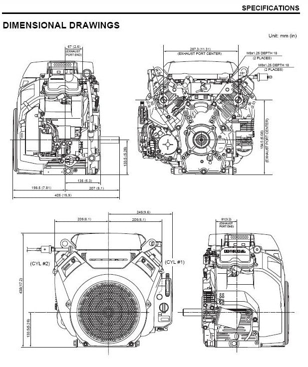 Honda Horizontal Engine 21.5 Net HP 688cc 1-7/16" x 4.4" #GX660-BXF