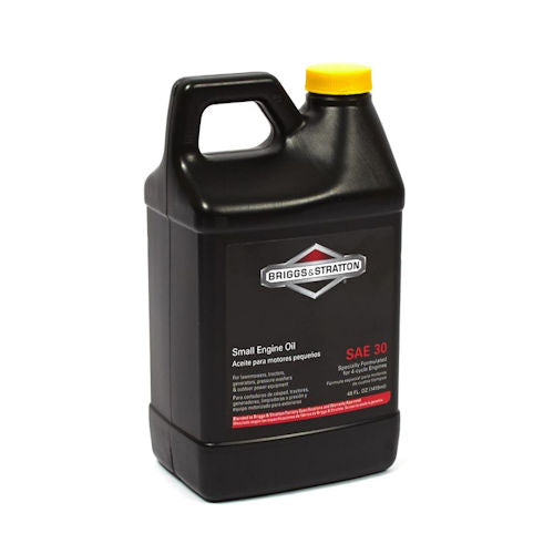 Save 40% with coupon BS48 - Briggs & Stratton Lawnmower Oil 48oz #100028