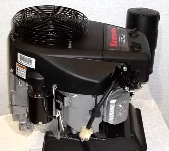 Kawasaki Vertical 25 HP V-Twin OHV Engine ES 13amp 1" x 3-5/32" #FH721V-HS13