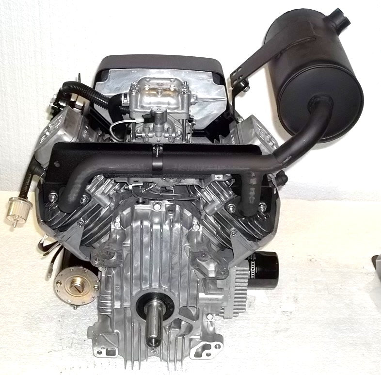 Kawasaki Vertical 25 HP V-Twin OHV Engine ES 13amp 1" x 3-5/32" #FH721V-HS13