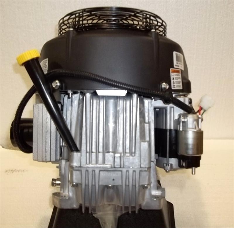 Kawasaki Vertical 25 HP V-Twin OHV Engine ES 13amp 1-1/8" x 3-5/32" #FH721V-JS09