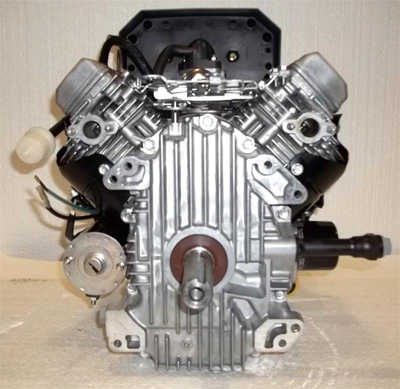 Kawasaki Vertical 19 HP V-Twin OHV KAI Engine ES 15amp 1" x 3-5/32" #FH580V-GS20