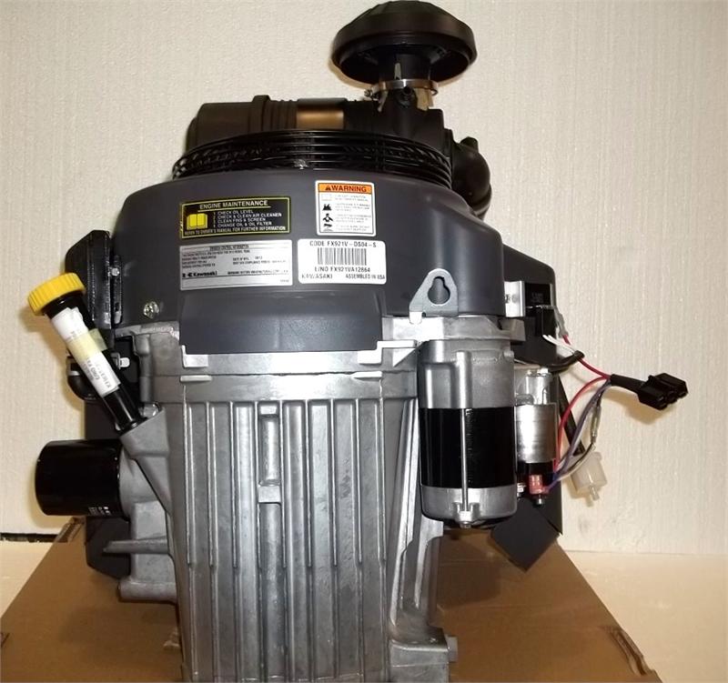 Kawasaki Vertical 31 HP 999cc V-Twin OHV Engine ES 15amp 1-1/8" x 4-5/16" #FX921V-HS04