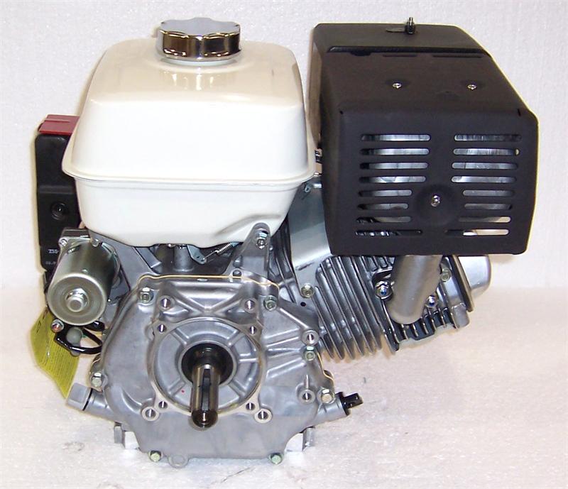 Honda Horizontal Engine 11.7 Net HP 389cc OHV 12V ES 10 Amp 3-31/64 x 1 #GX390-QNE2