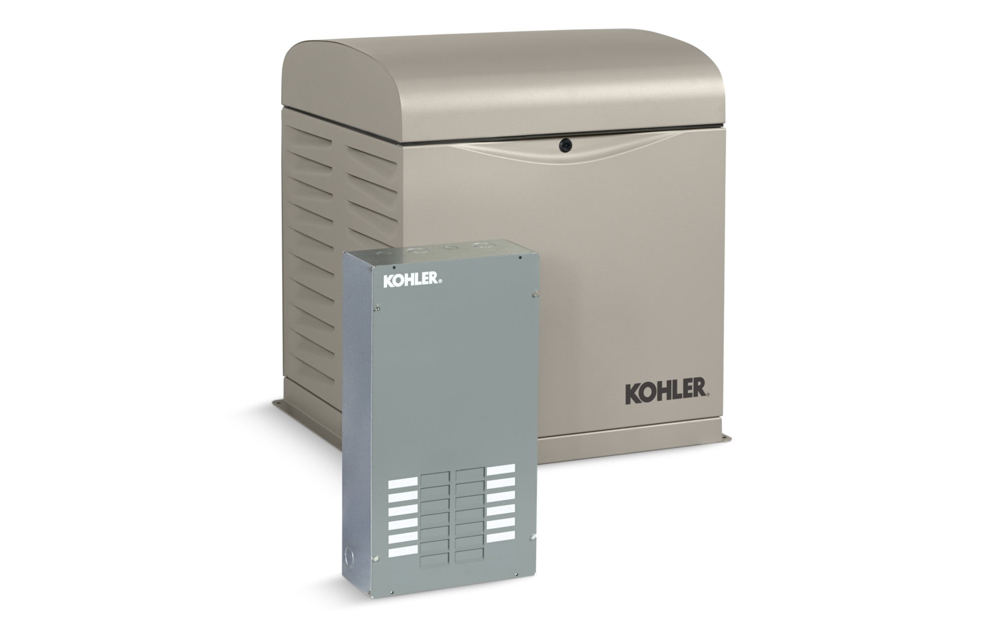 Kohler 12RESVL-100LC12 Air-Cooled Standby Generator with 100 Amp 12-Circuit Transfer Switch Single Phase, 12,000-Watt