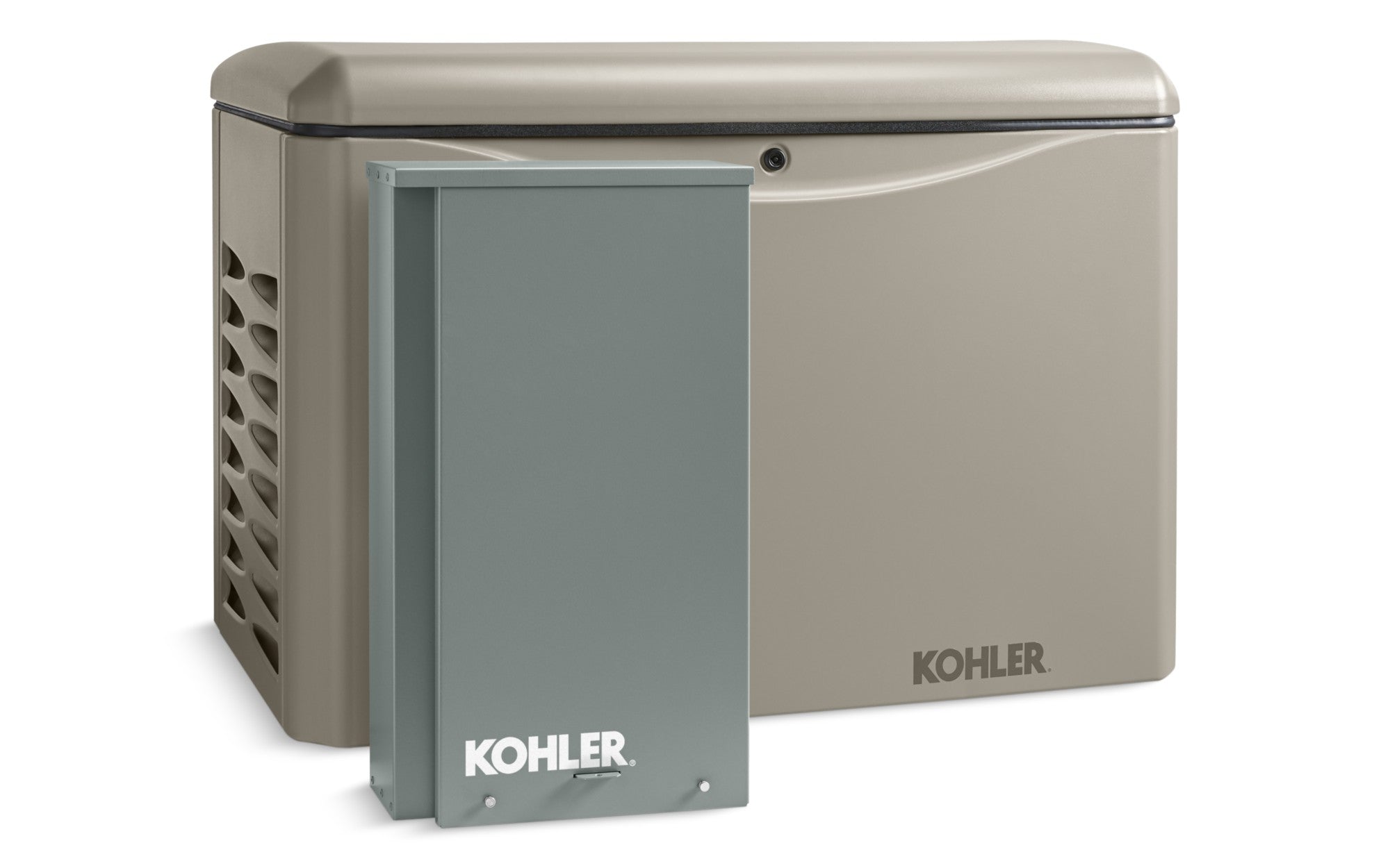 Kohler 14RCAL-100LC16 Air-Cooled Standby Generator with 100 Amp 16-Circuit Transfer Switch Single Phase, 14,000-Watt