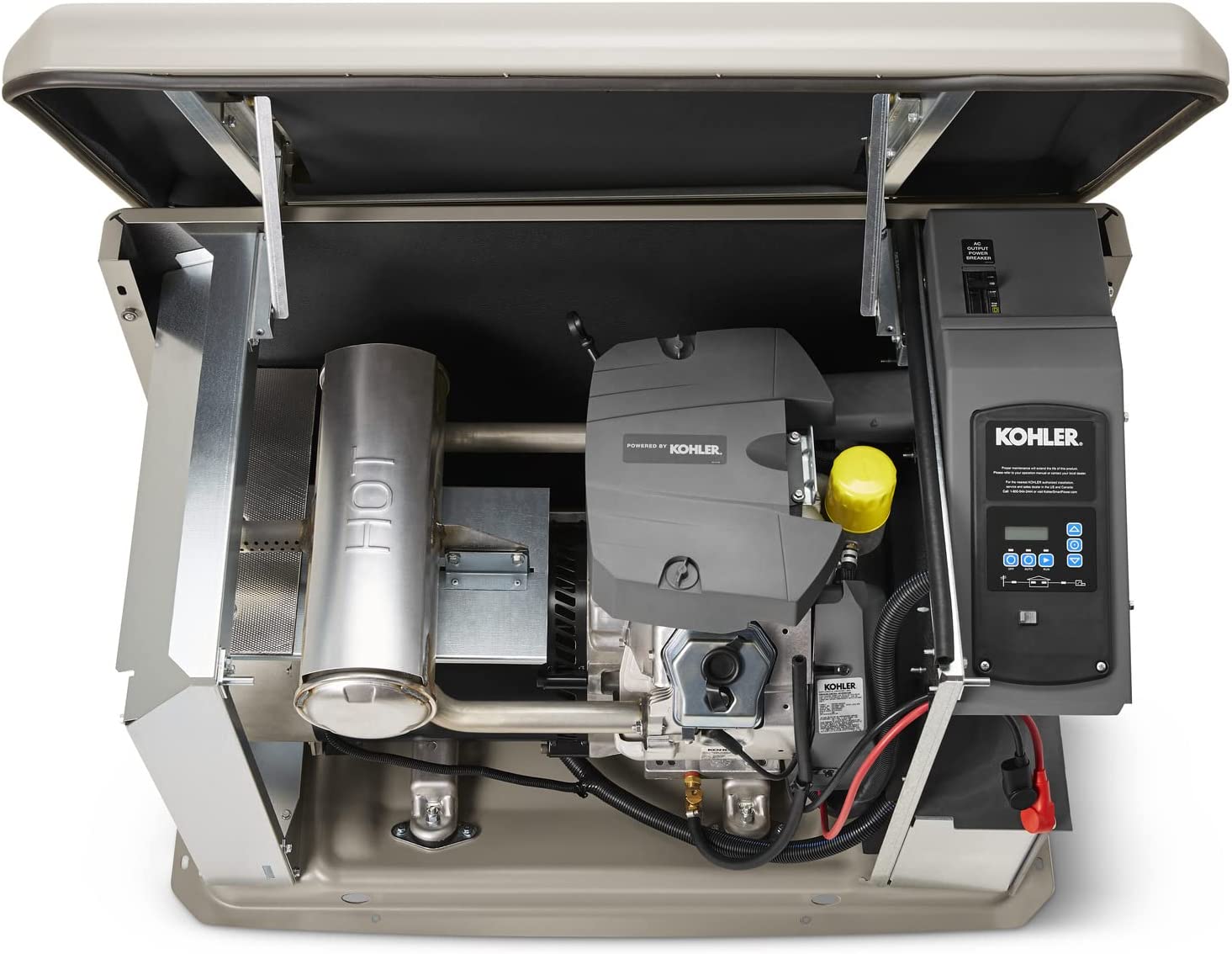 Interconnect venskab kit Kohler 20RCAL-200SELS Air-Cooled Standby Generator with 200 Amp Transf