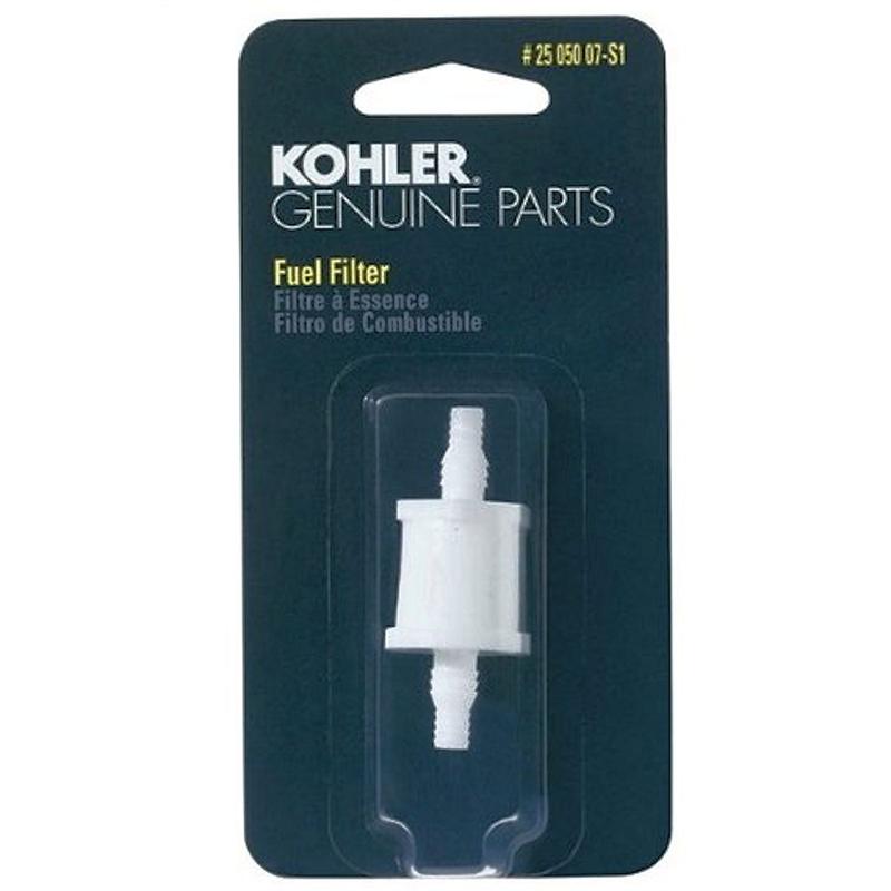 Kohler Fuel Filter 75 Micron w/ 3/16" and 1/4" Fuel Line I.D. #25 050 07-s1