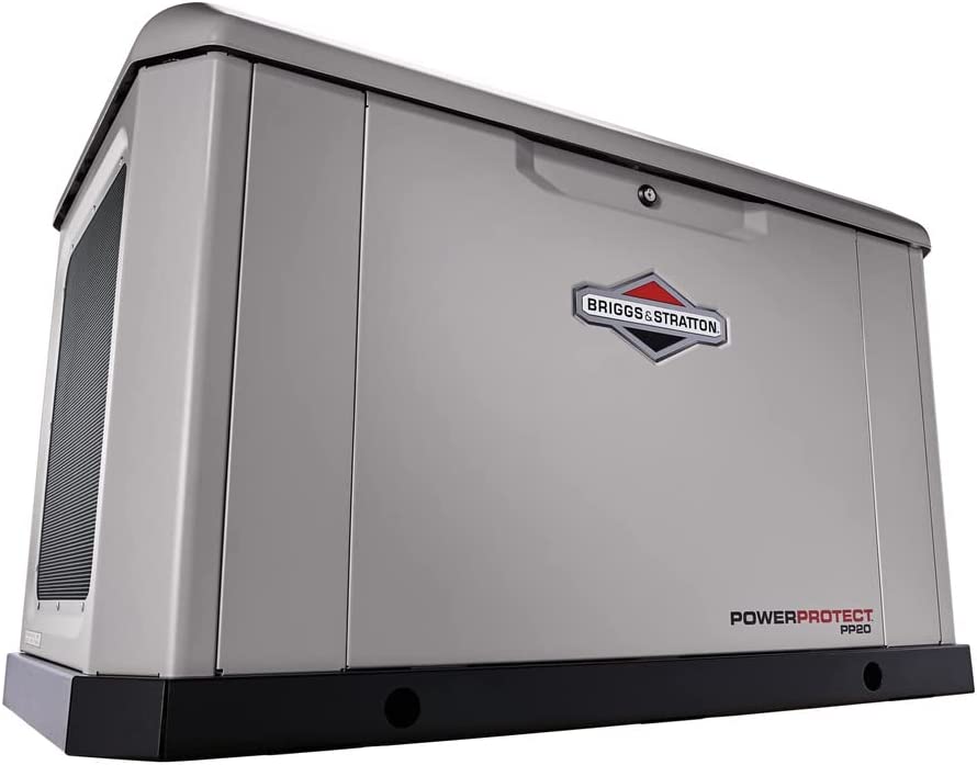 Briggs & Stratton 40676 Power Protect 20000 Watt Air-Cooled Whole House Generator with 200 Amp Transfer Switch