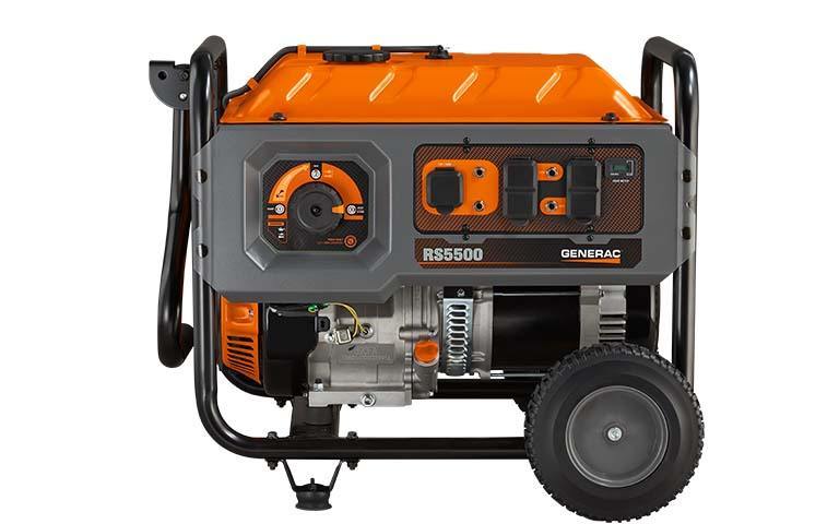Generac RS5500 5500 Watt 389cc Portable Generator w/Cord #6672