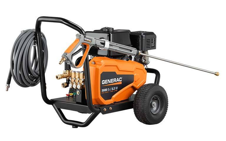 Generac 3800 PSI 302cc Commercial Belt-Drive Power Washer #6712
