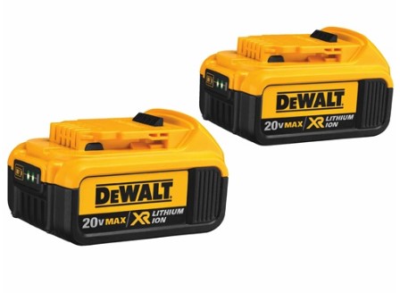 Dewalt 20V MAX 4.0 AH Li-Ion Battery 2-Pack #DCB204-2