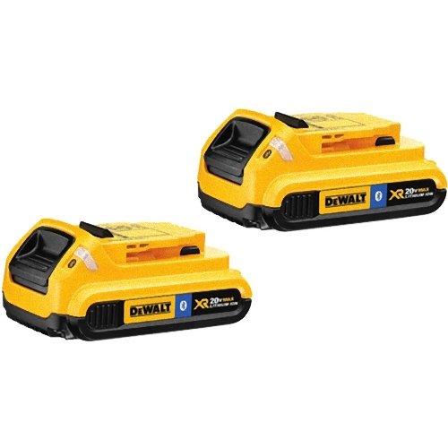 Dewalt 20V MAX* 2.0Ah Lithium Ion Battery Bluetooth 2-Pack #DCB203BT-2