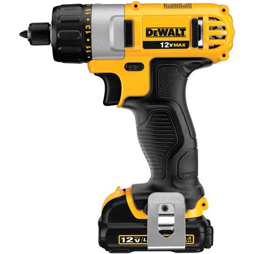 Dewalt 12V MAX* 1/4" Screwdriver Kit #DCF610S2