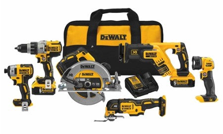 Dewalt 20V MAX XR Li-Ion 6-Tool Combo Kit #DCK694P2