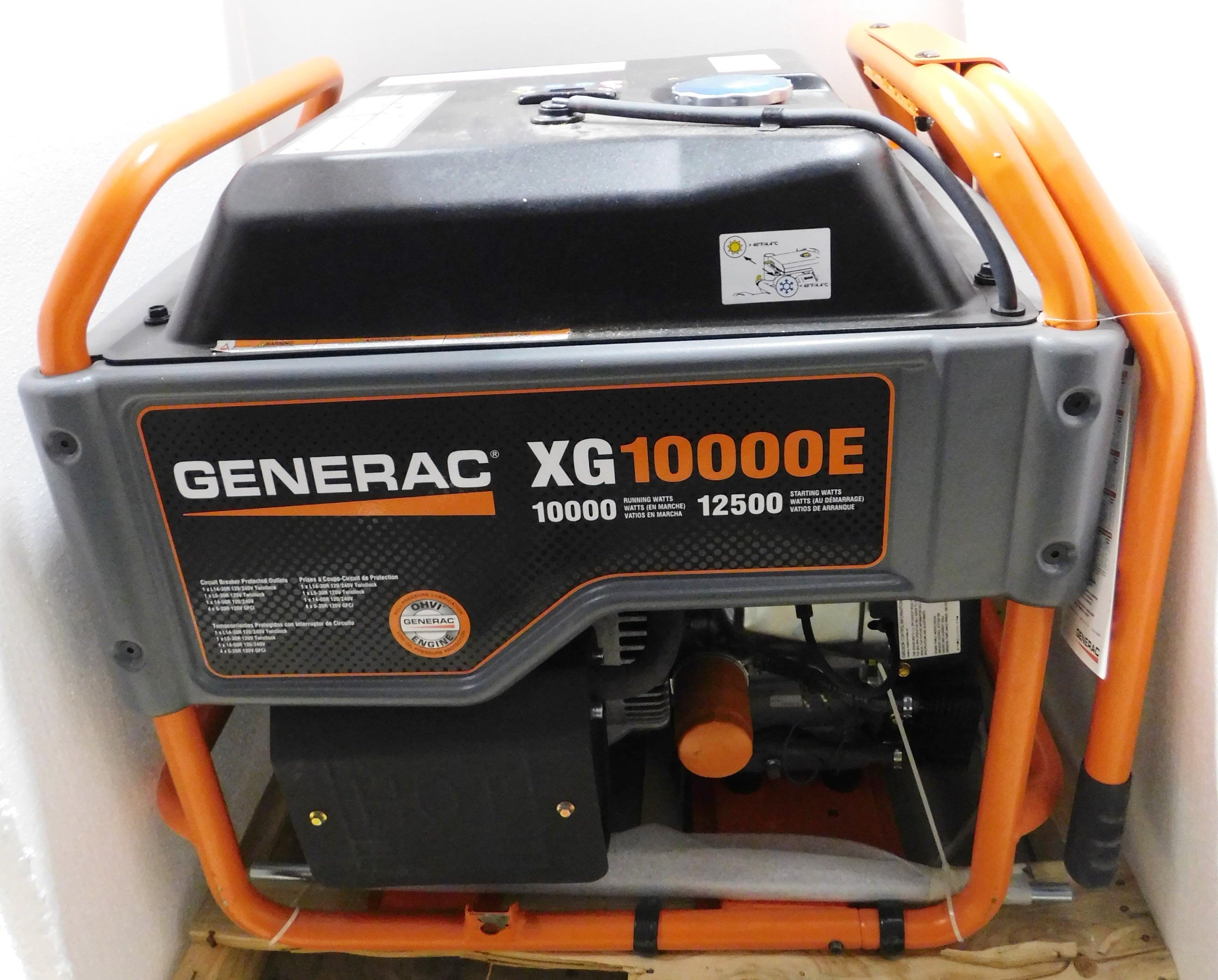 Generac Portable Generator XG Series 10,000 Watts V-Twin Engine XG10000E #5802 (Scratch n Dent)