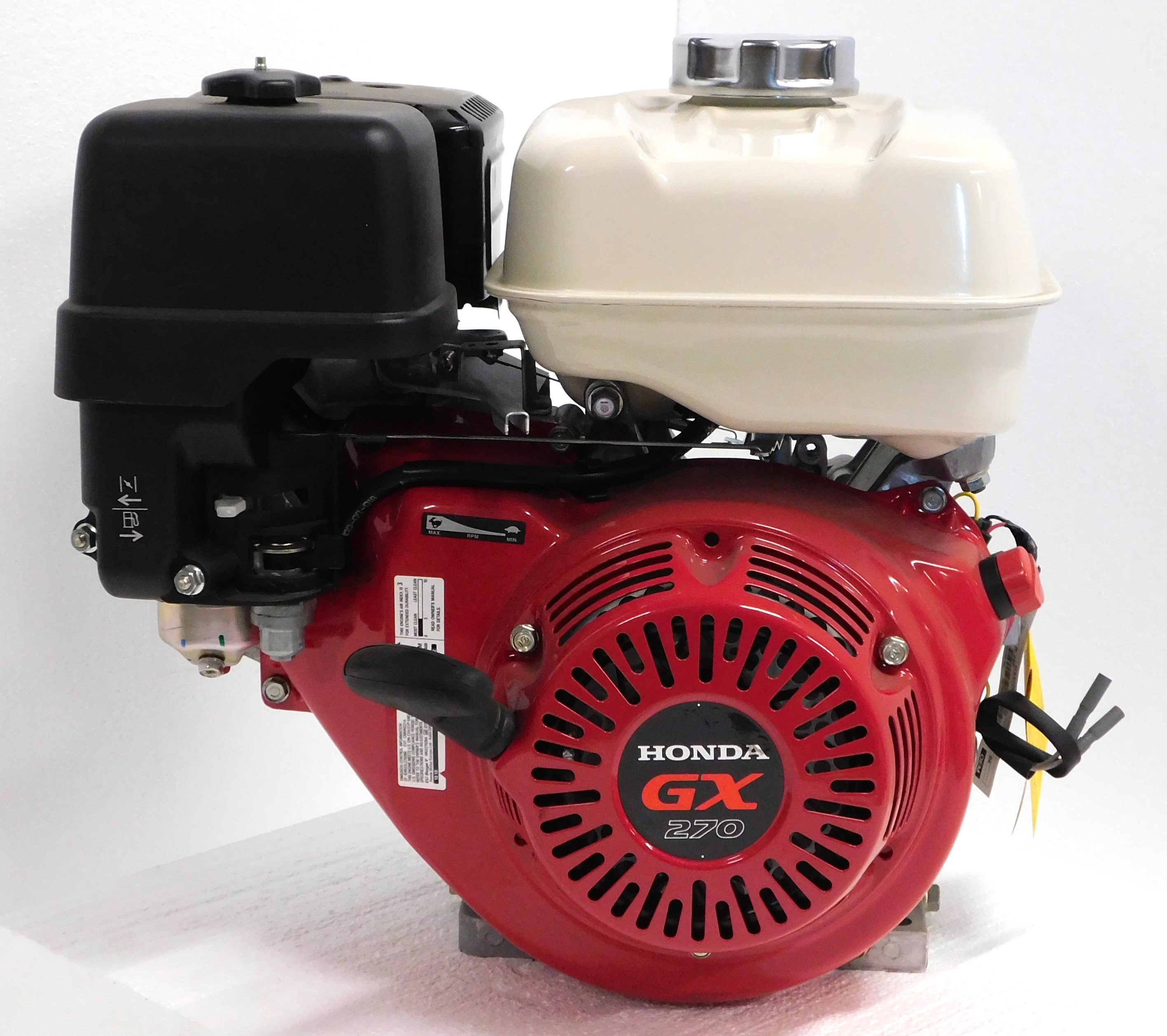Honda Horizontal Engine 8.5 Net HP 270cc 1" x 3-31/64" 18amp #GX270-QAR2