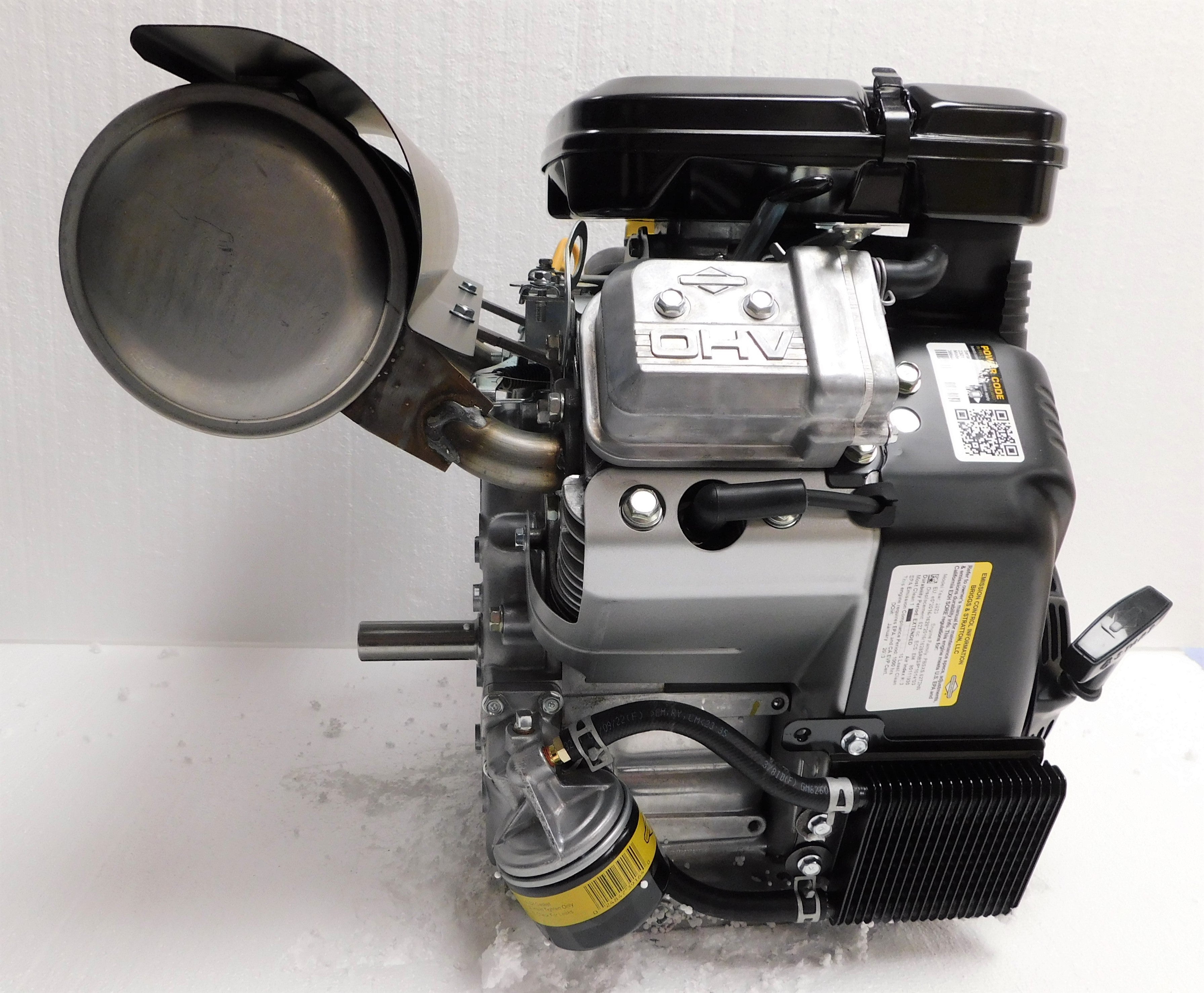 Briggs & Stratton Horizontal 23 HP Vanguard Engine 1" x 2-29/32 #386447-0442