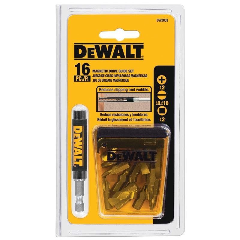 DEWALT 16 Pc. Drive Guide Set clipstrip DW2053CS