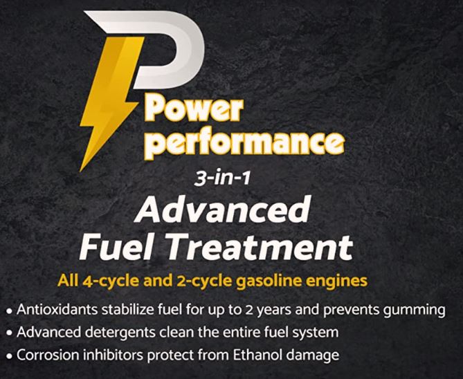 Power Performance 3-in-1 Advanced Fuel Treatment 10oz Bottle (Treats 50 gal) #31002