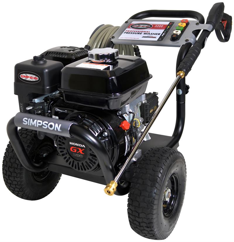 Simpson Pressure Washer 3200psi 2.8gpm GX200 Honda Engine #PS3228