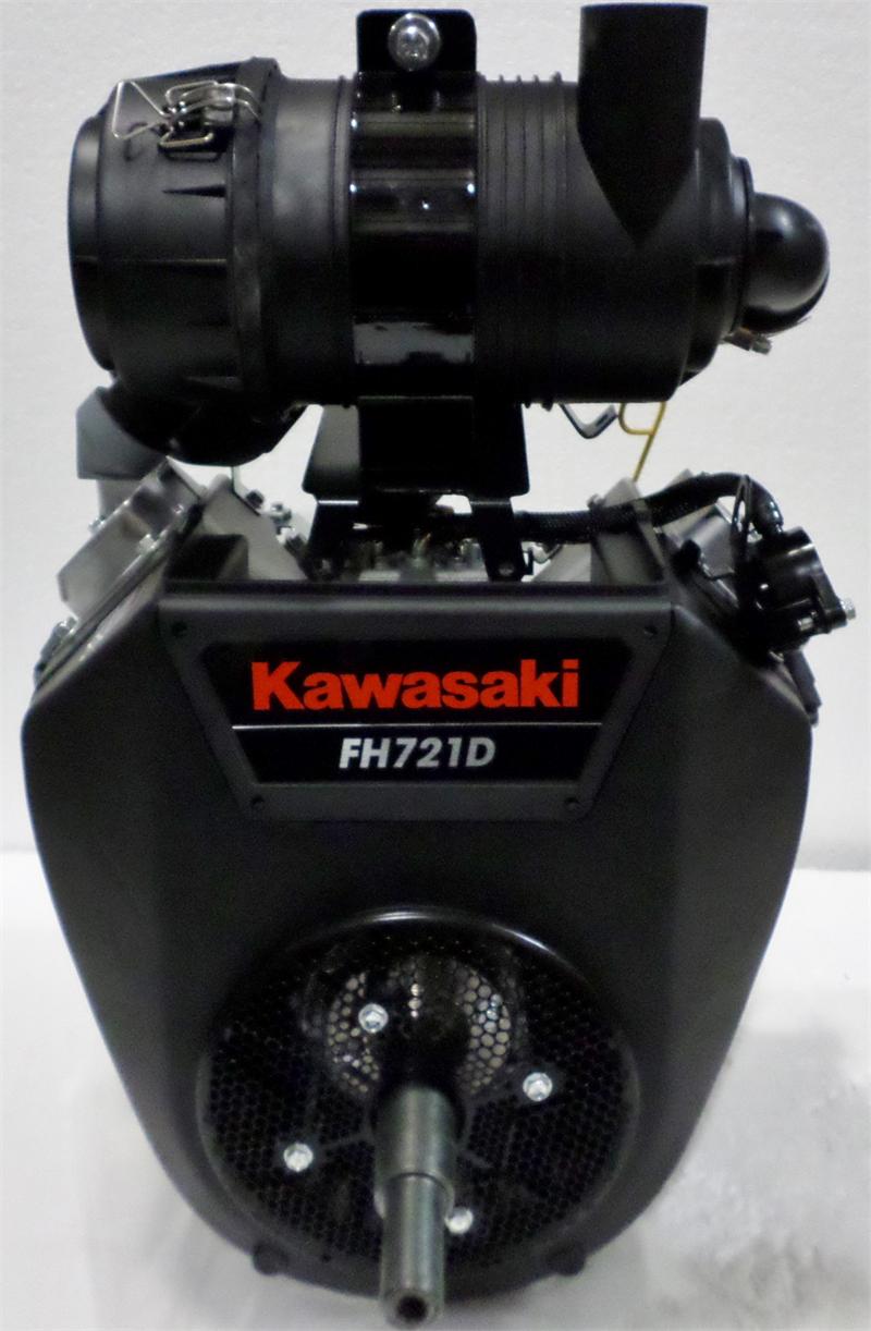 Kawasaki Horizontal 25 HP V-Twin Engine HDAF 1-1/8" X 3.94" #FH721D-JS08