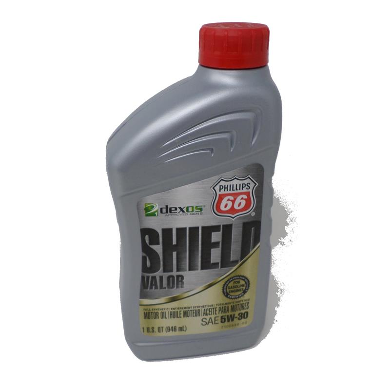 Phillips 66 5W30 Shield Valor Synthetic Oil Quart #1077378