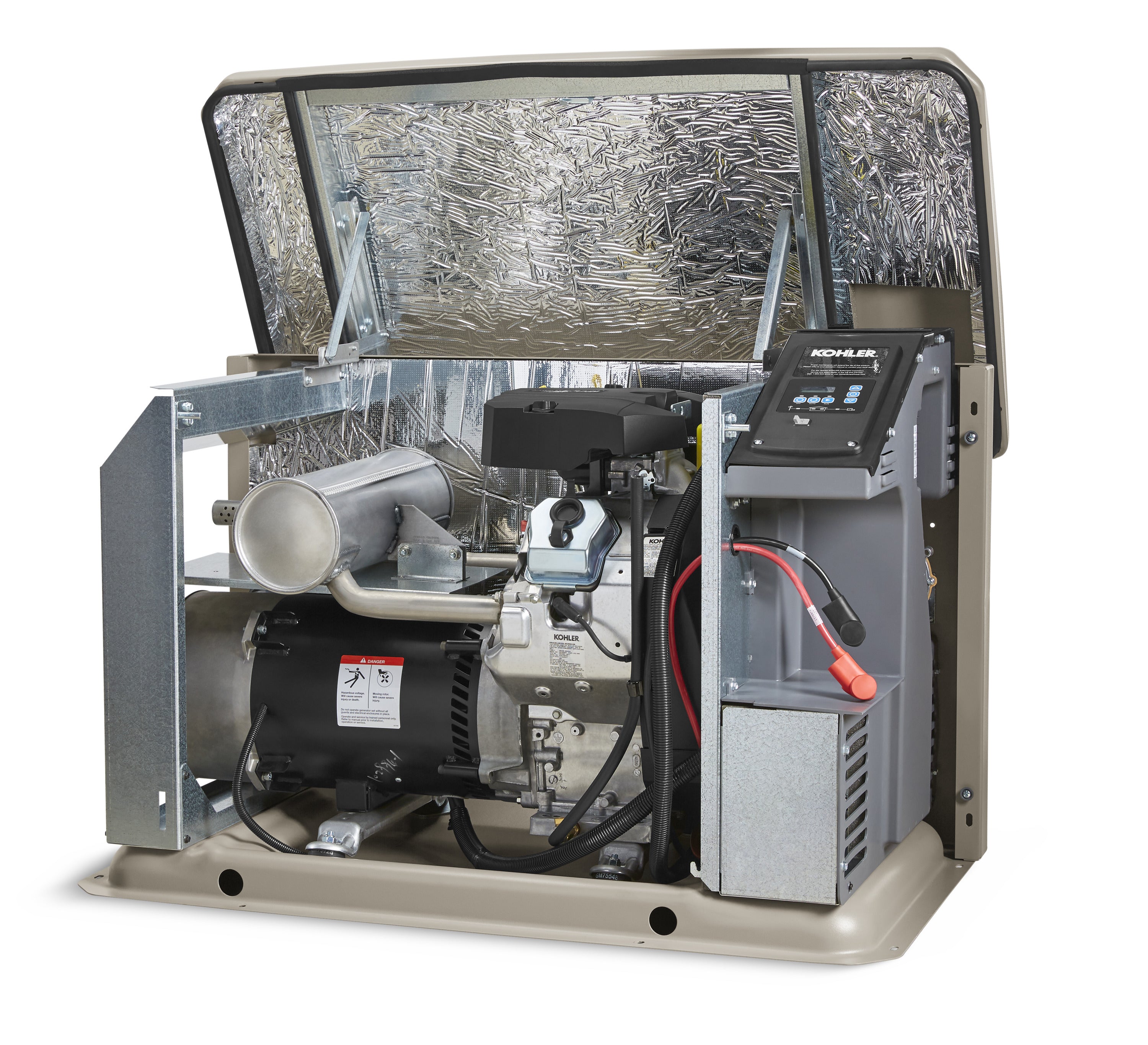 Kohler 20RESCL-200SELS Air-Cooled Standby Generator with 200 Amp Transfer Switch Single Phase, 20,000-Watt