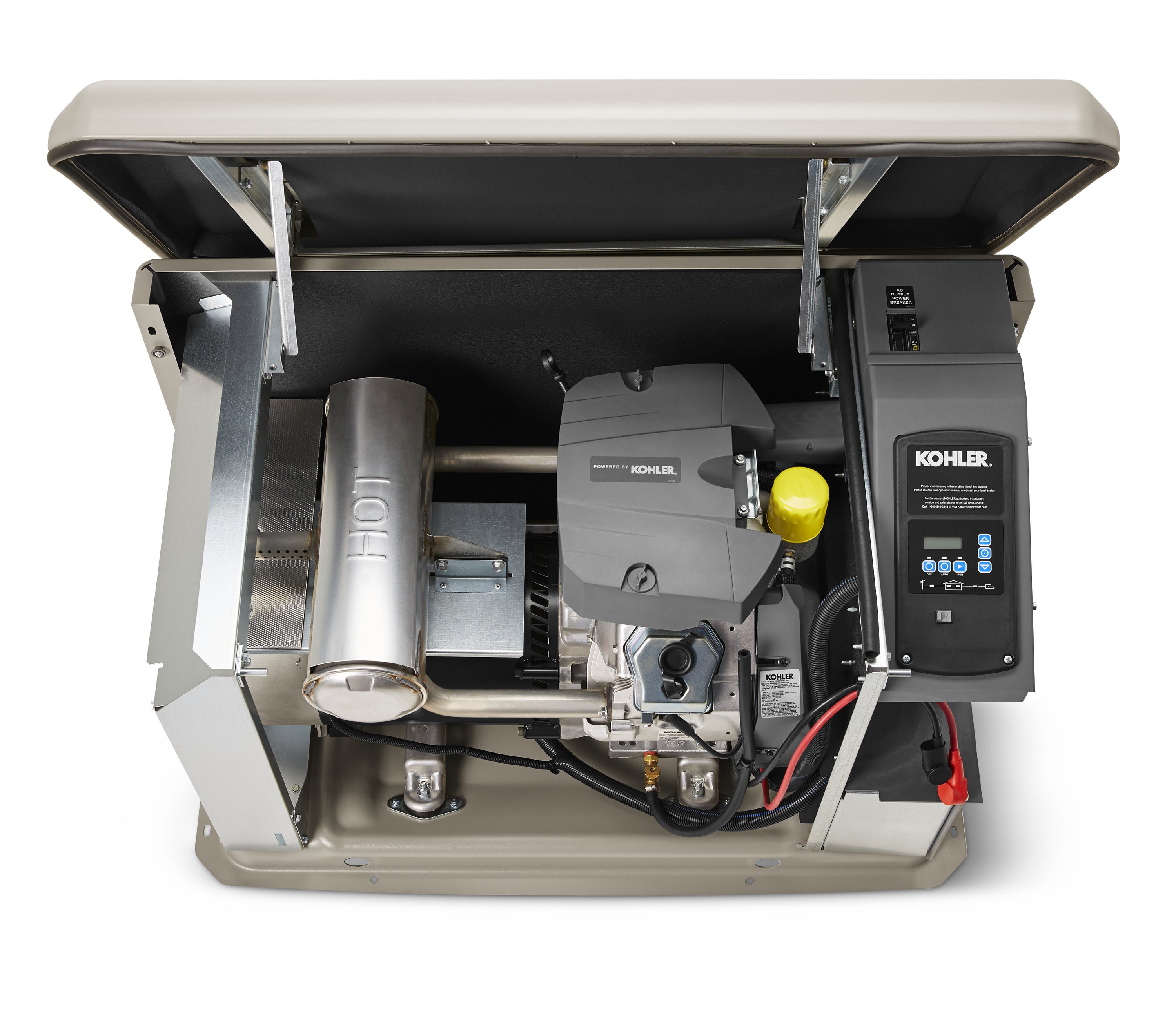 Kohler 20RESCL-200SELS Air-Cooled Standby Generator with 200 Amp Transfer Switch Single Phase, 20,000-Watt