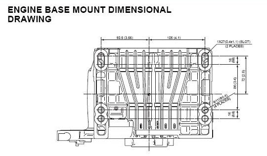Honda Horizontal Engine 22.1hp Net HP 688cc OHV 1-7/16" x 4.4" #GX690-BXF