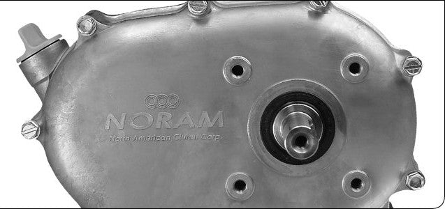 Noram 2:1 Reduction with wet clutch Fits 3/4 inch keyed shaft #GB2-7575